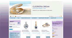 Desktop Screenshot of cleopatradream.cz